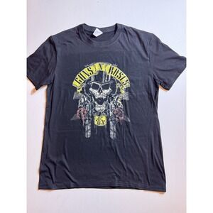Women's Guns N' Roses Graphic Print Shirt Top Vintage Rock‎ Music T-shirt Sz M
